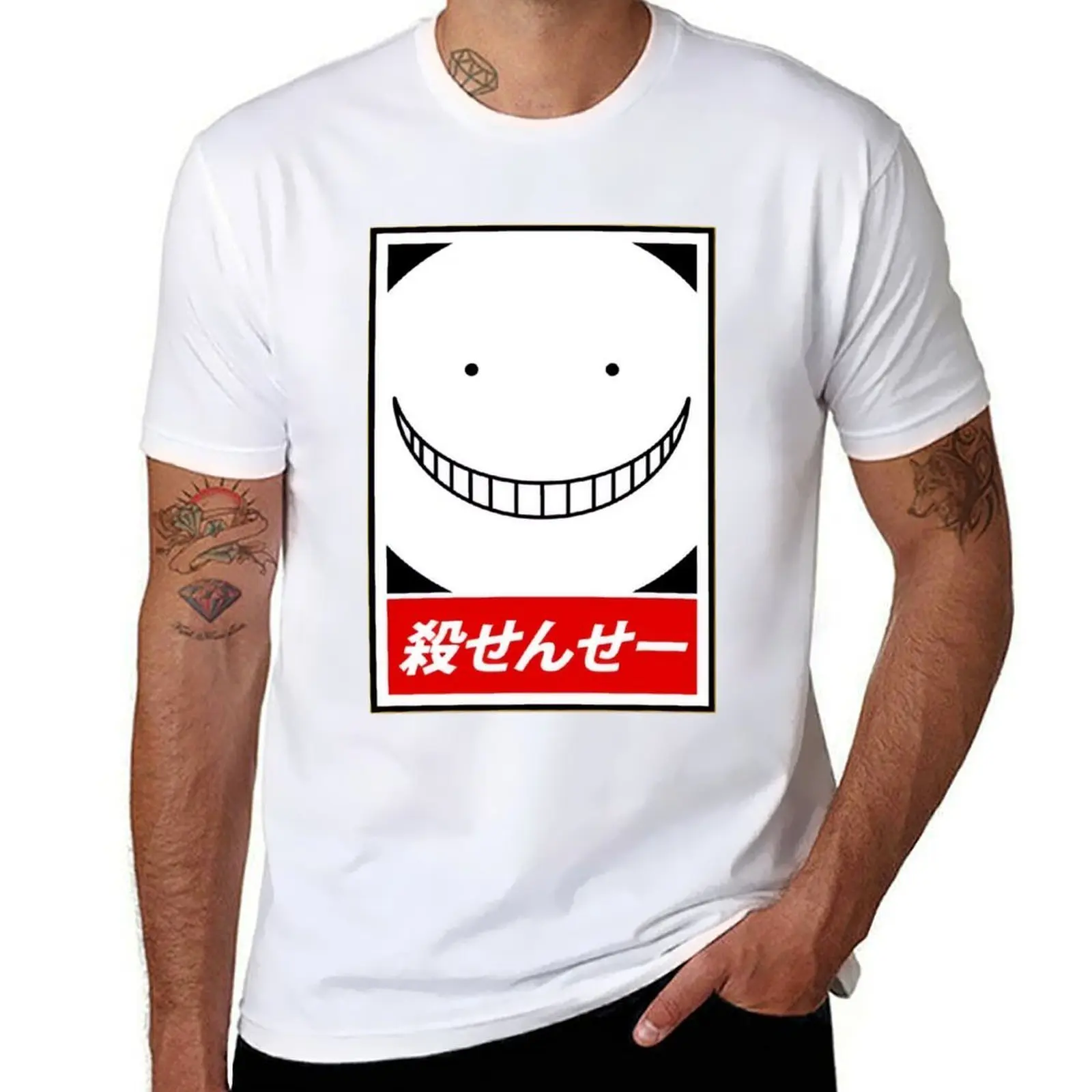 

Assassination classroom Koro Sensei T-Shirt t shirt men 100% cotton luxury brand anime t shirts for man T-Shirt