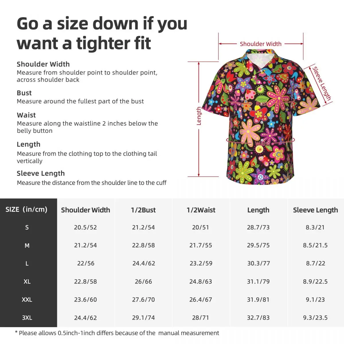 Flower Power Casual Shirt Hippie Floral Petals Vintage Summer Shirts Man Short Sleeve Beach Harajuku Design Oversize Blouses