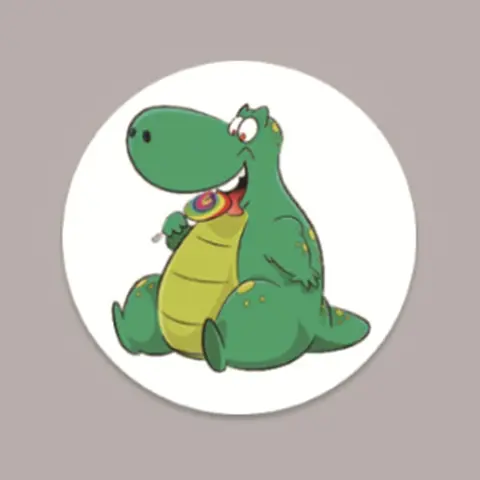 만화 공룡 패턴 변기 훈련 스티커 변기 TargetStickers 변기 색상 아기를위한 오줌 스티커 변경