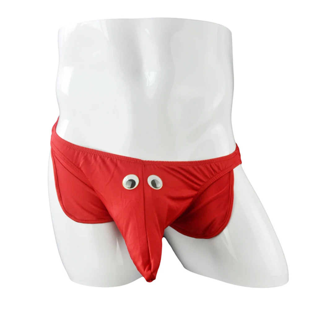 

Mens Elephant Nose Thongs Underwear Briefs Pouch Panties Low Waist Bikini Swimwear Underpants Enhance T-Back Jockstrap