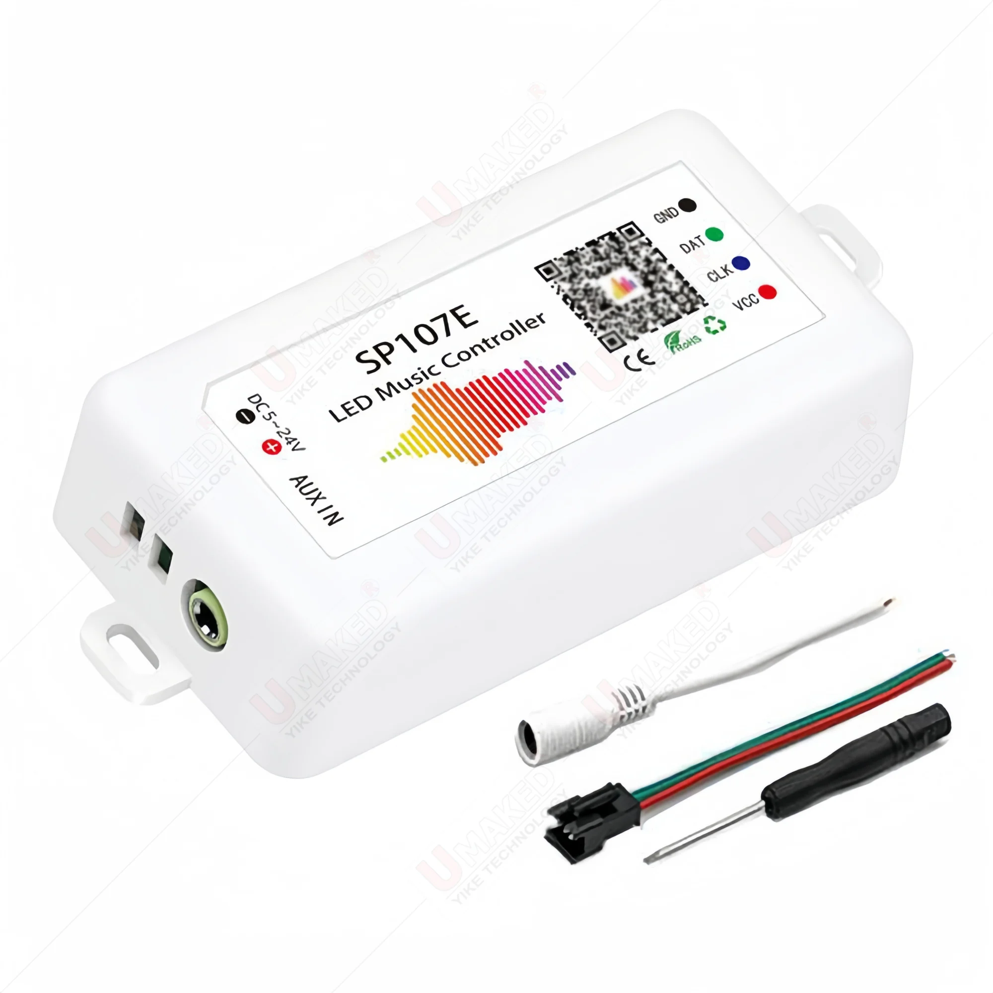SP107E Led Pixels Strip Light Controller Dc5V-24V wifi Music WS2812B Ws2811 Sk6812 Addressable colorful X7 Smart App Controllers