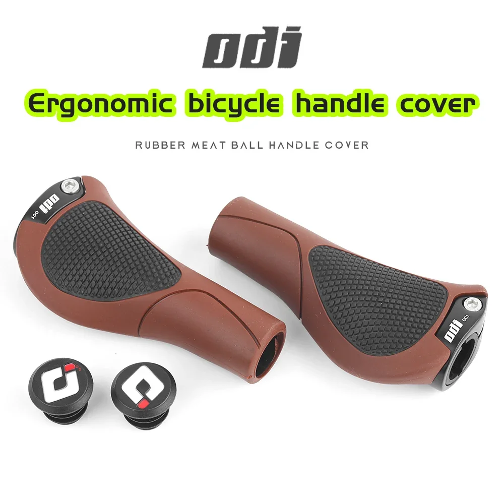 ODI OC1 Bicycle Grips 22.2mm Large Pad Bike Handlebar Cover MTB Anti-Slip Grips Ergonomic Cycling Rubber Ball Handle Accessories