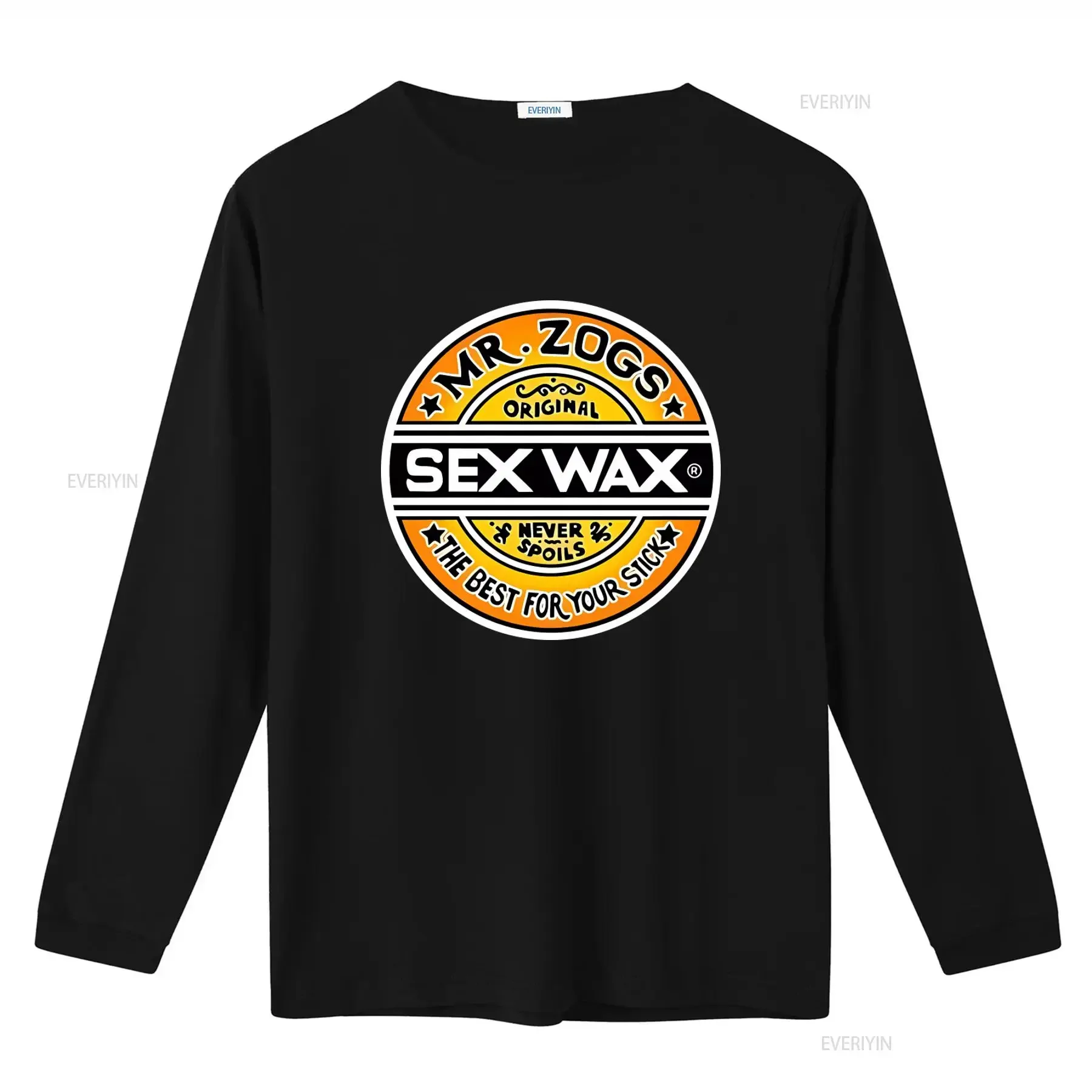 Sex Wax Mr Zogs Original Never Spoils The Best For Your Stick Print T Shirt vintage Washed homme Soft Stylish Unisex fashion