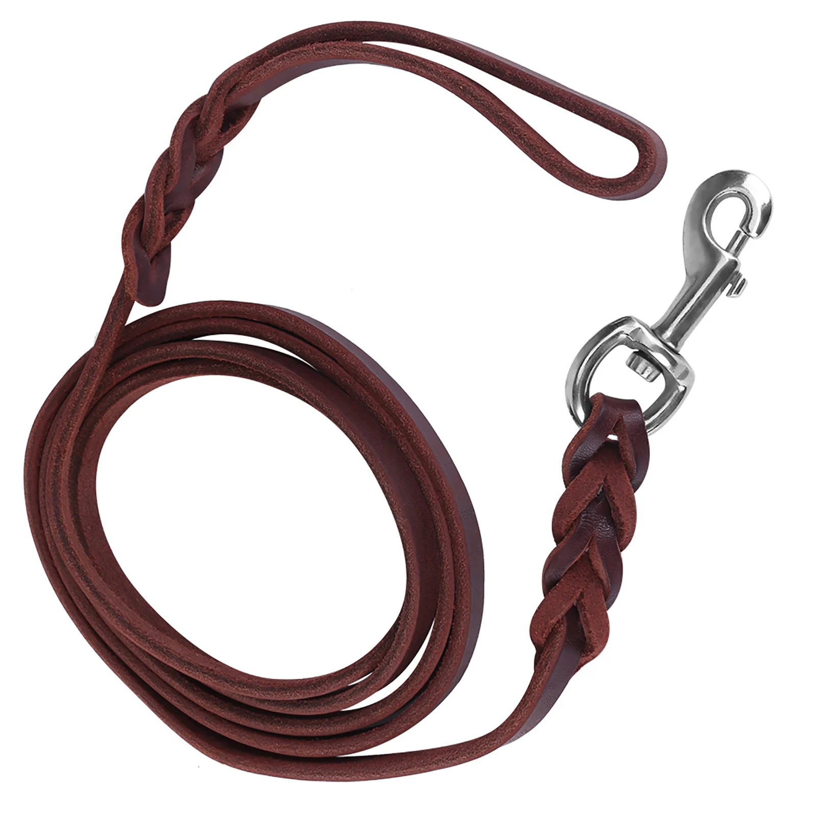 Strong Leather Pet Dogs Harness Leash For Medium Large Dogs Leads Pet Training Running Walking Safety Dog Leashes Ropes