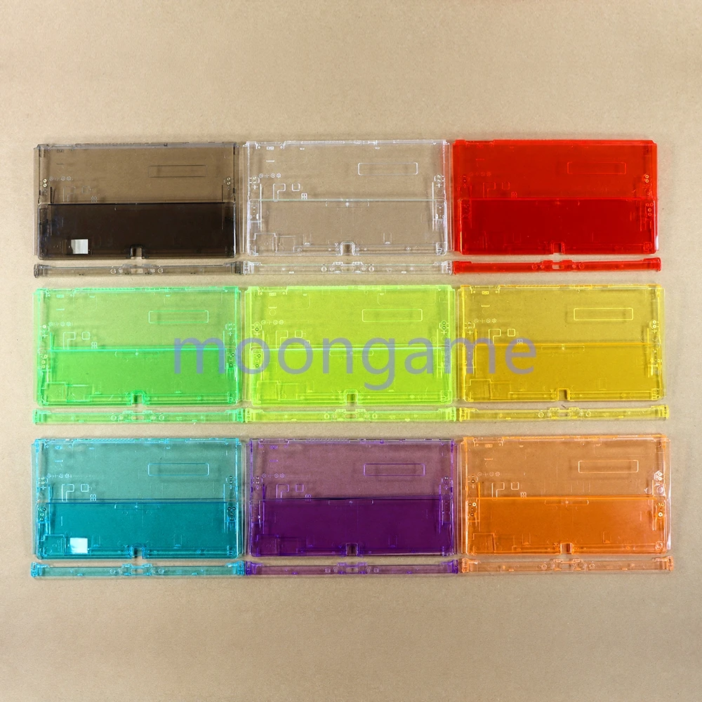 1 مجموعة شفافة المضيف شل غطاء القضية للتبديل OLED ل NS OLED المضيف شل استبدال أجزاء #3