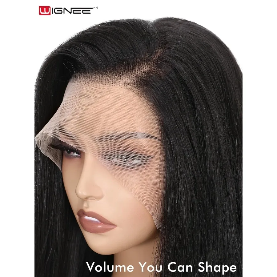 شعر مستعار اصطناعي 13x6 باروكة أمامية من الدانتيل 28 شعر مستعار طويل مستقيم أسود طبيعي كانيكالون فوتورا بيروكات صناعية للنساء السود PrePluc