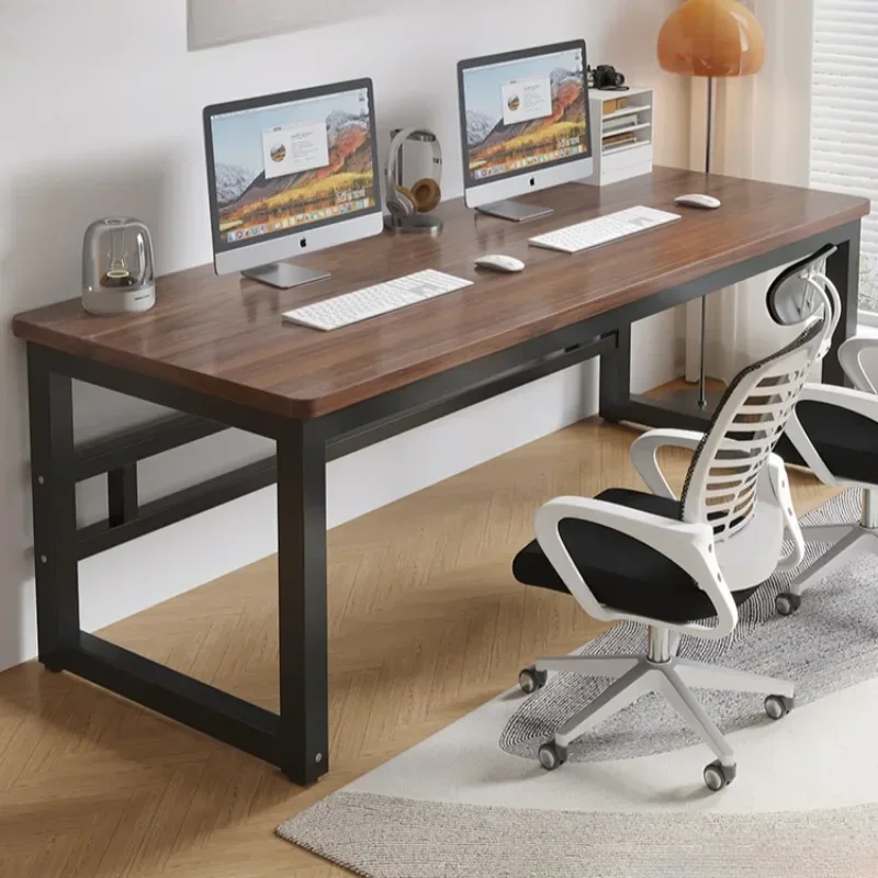 47 Inches Oak Colour Office Desks In Stock New Chinese Minimalist Vintage Computer Desk Unusual Unique Escritorio Home Furniture