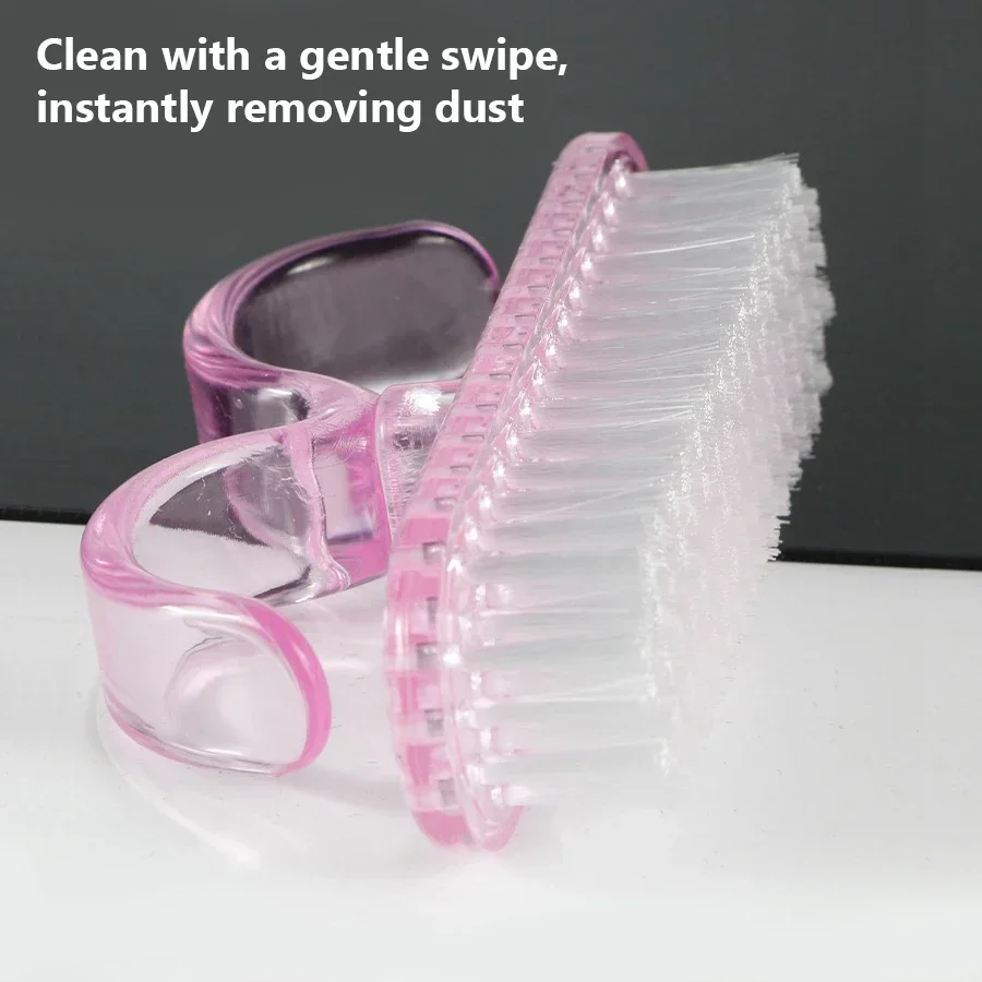 プロ仕様のアクリルネイルクリーニングブラシ、多機能ネイルアートマニキュアツール、ダストやパウダー除去用