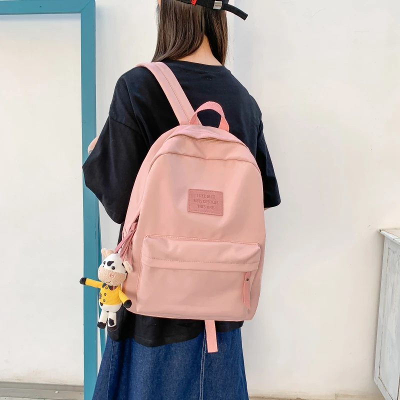 

Minimalist Backpack Women Nylon Children Travel Backpacks Back To School Bags Class Bag for Girl Sports Backpack Mochilas Рюкзак