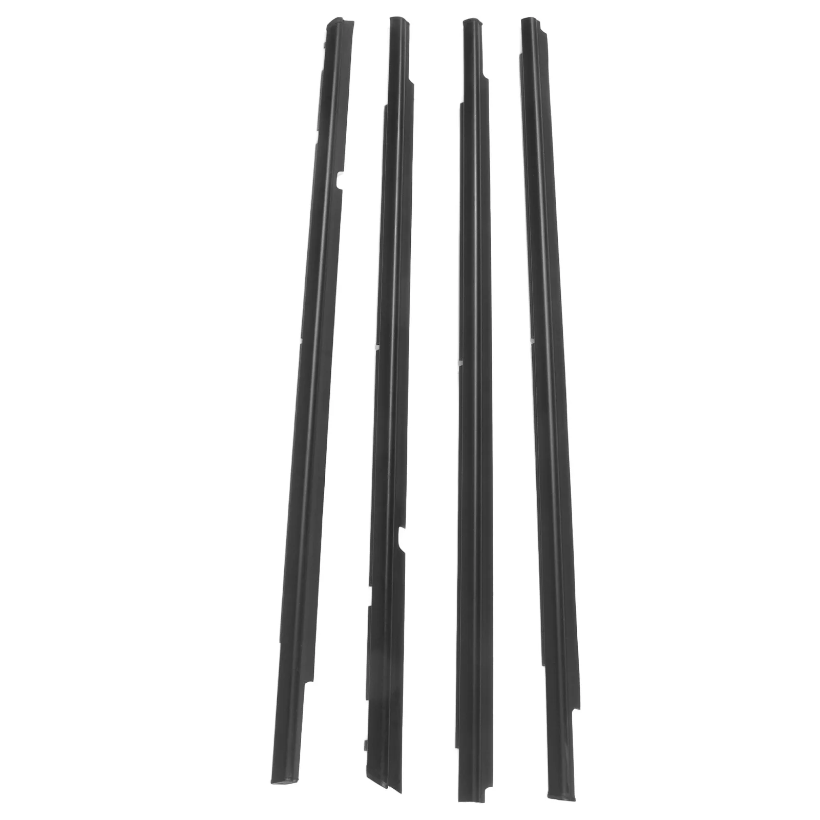 4pcs Weatherstrip Door Seal Belt 5727A005 Front Rear Window Moulding Trim Belt Replacement for Mitsubishi Lancer 2008‑2017