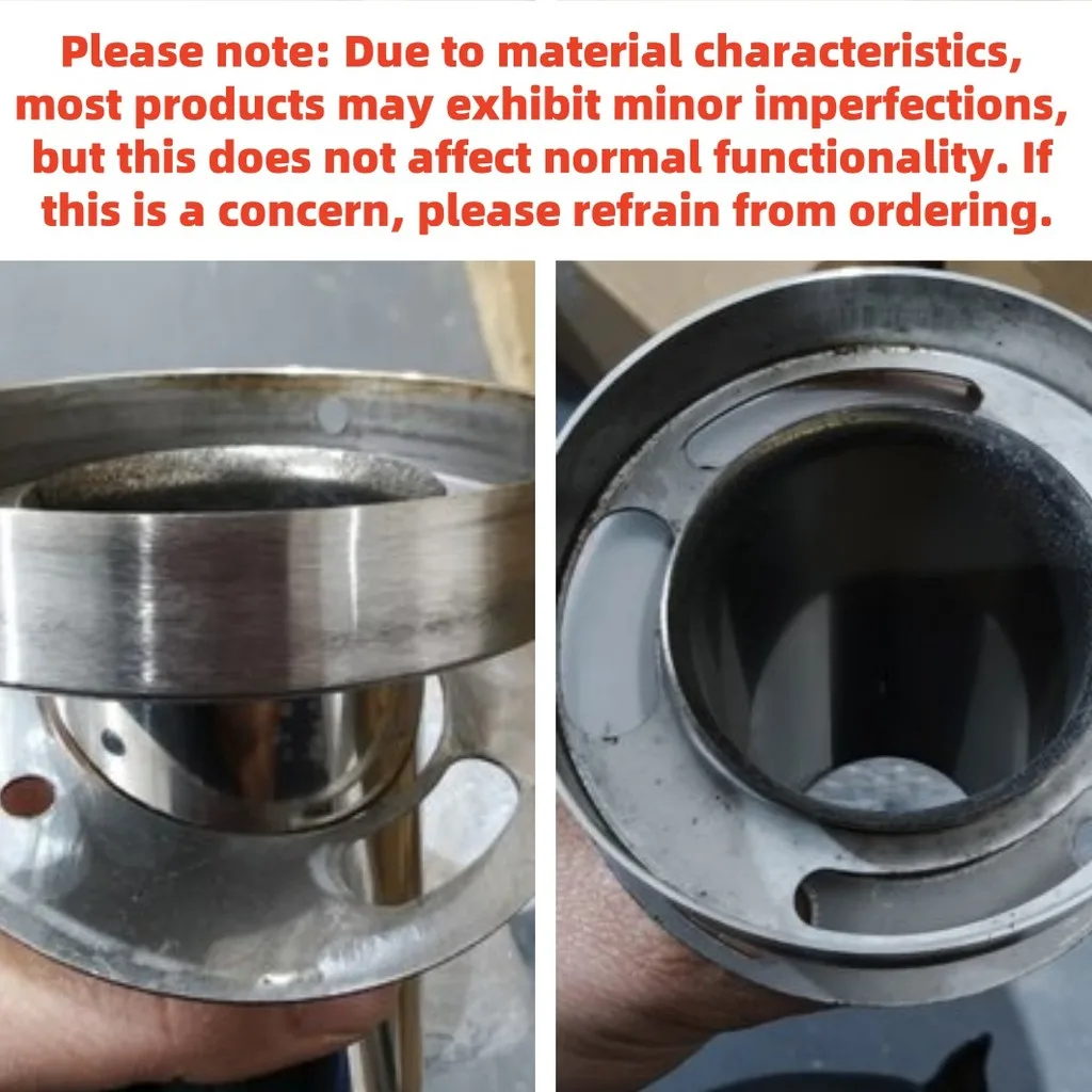 Universeller 3,5'' / 4'' / 4,5'' Runder Abnehmbarer Edelstahl-Auspuffschalldämpfer für Autos – Detail 1