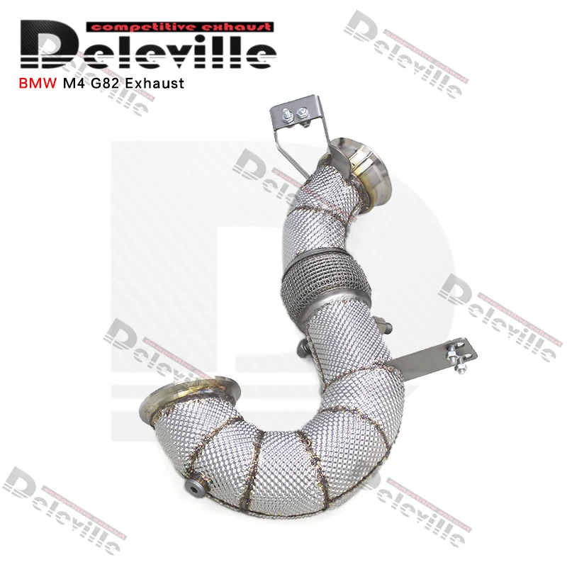 OBM Downpipe For Mercedes-Benz GT43 AMG 3.0T 2019-2023 Stainless Steel Exhaust Pipe Car Exhaust System With OPF/DPF Factory