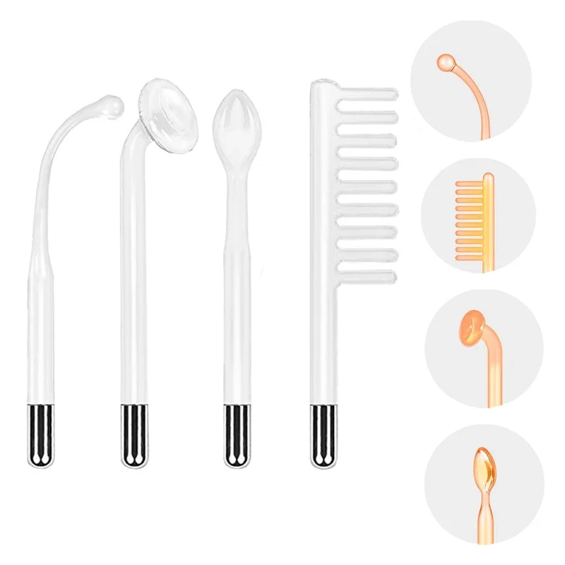 

High Frequency Replacement Electrodes Glass Tube Facial Electrotherapy Wand Skin Care Spot Remover Beauty Device Therapy Wand