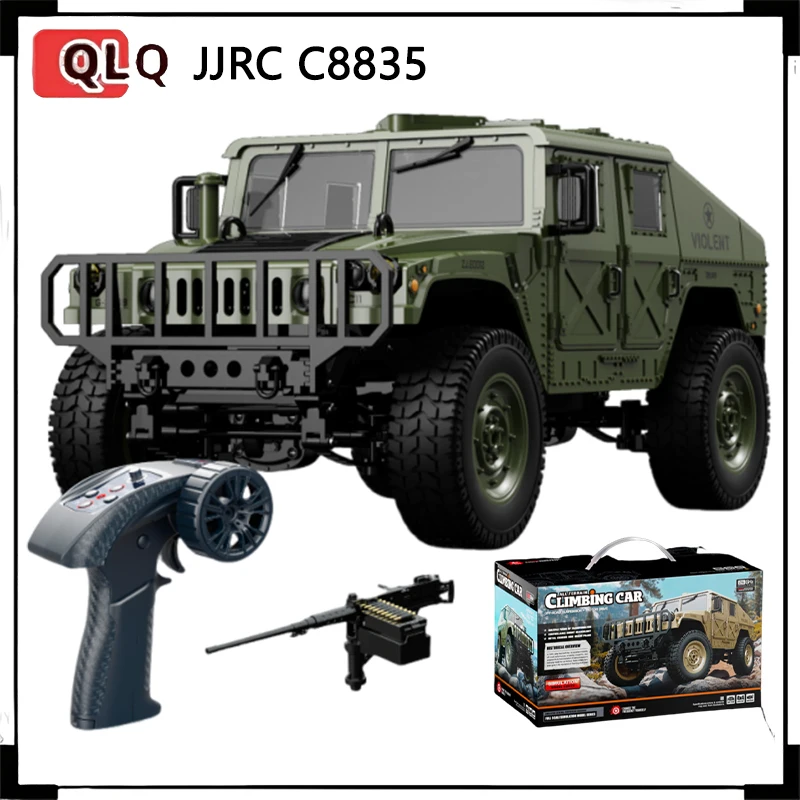 

JJRC C8835 Military Jeep Remote Control Off-Road Climbing Car Toy Gift Authentic Simulation Design for Kids and Hobbyists