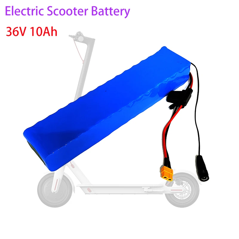 36V 10Ah Lithium battery pack 10S3P XT60 T Plug suitable for 250W-600W scooter E Twow scooter m365 pro ebike backup power supply