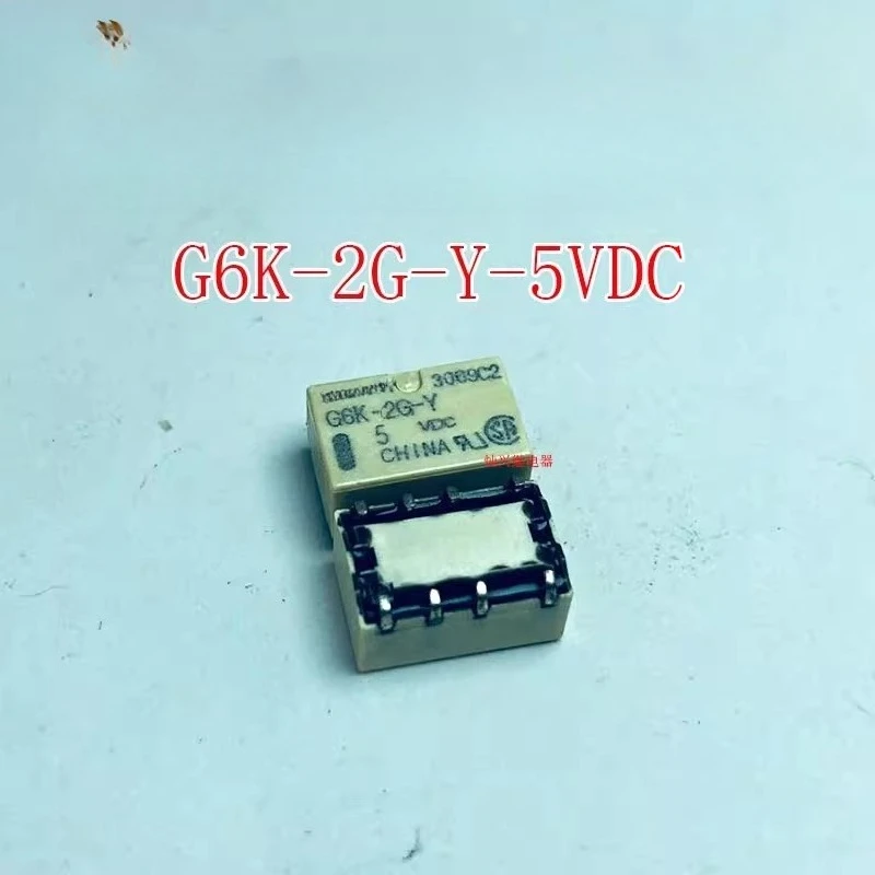 

5PCS/LOT G6K-2G-Y-3VDC/5VDC Power/Signal Relay, DPDT, Momentary, 0.033A (Coil), 3VDC (Coil)