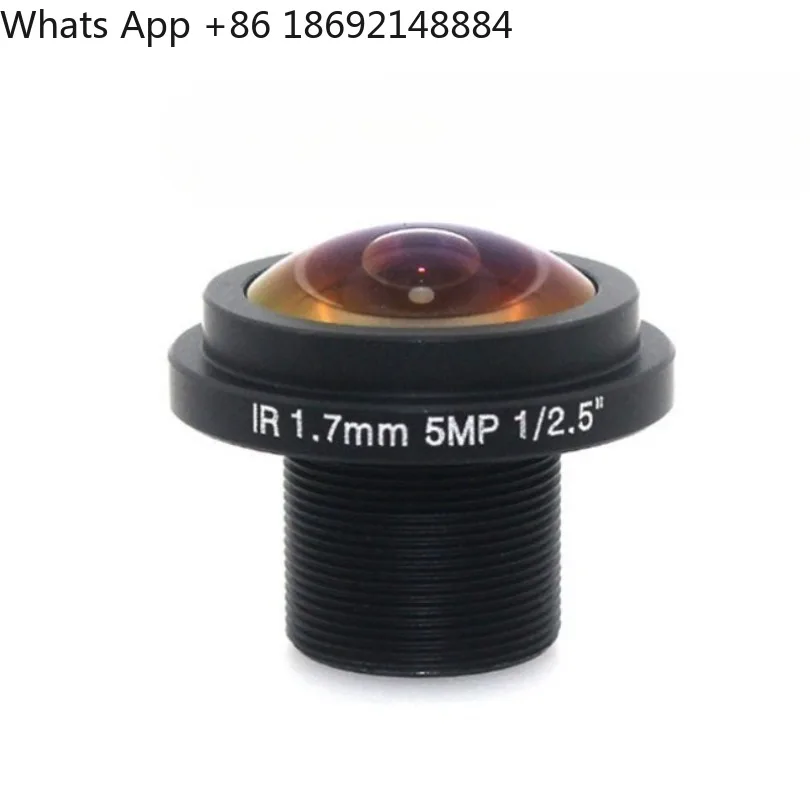 New fisheye panoramic lens 1.44 1.7 1.8 2.1mm focal length optional wide-angle camera accessories m12 lens