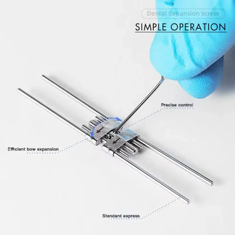 Dental Orthodontic Expansion Screw Frame Type Stainless Steel 8/9/11/13mm Rapid Palatal Expander Dentistry Ortho Tools Material