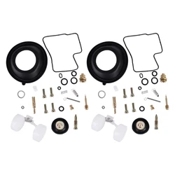 2 Sets Motorcycle Carburetor Repair Kit Diaphragm Float Cut-off Valve Fit for Honda Shadow VT1100 VT 1100