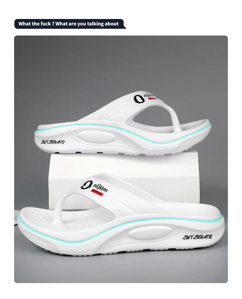 Summer Men Slippers Non Slip EVA Flip Flops Lightweight Home Sandals Soft High Quality Slides Fashion Outdoor Beach Bathroom