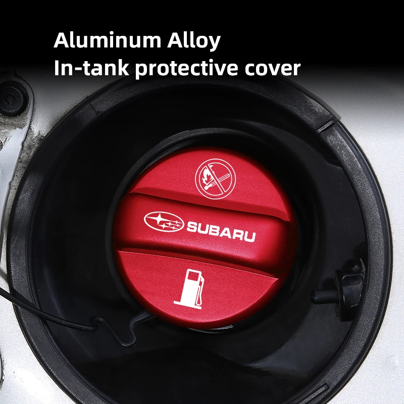 Car Logo Fuel Tank Cap Protection Cover Accessories For Subaru Impreza Outback Legacy WRX STI BRZ Forester XV Crosstrek Levorg