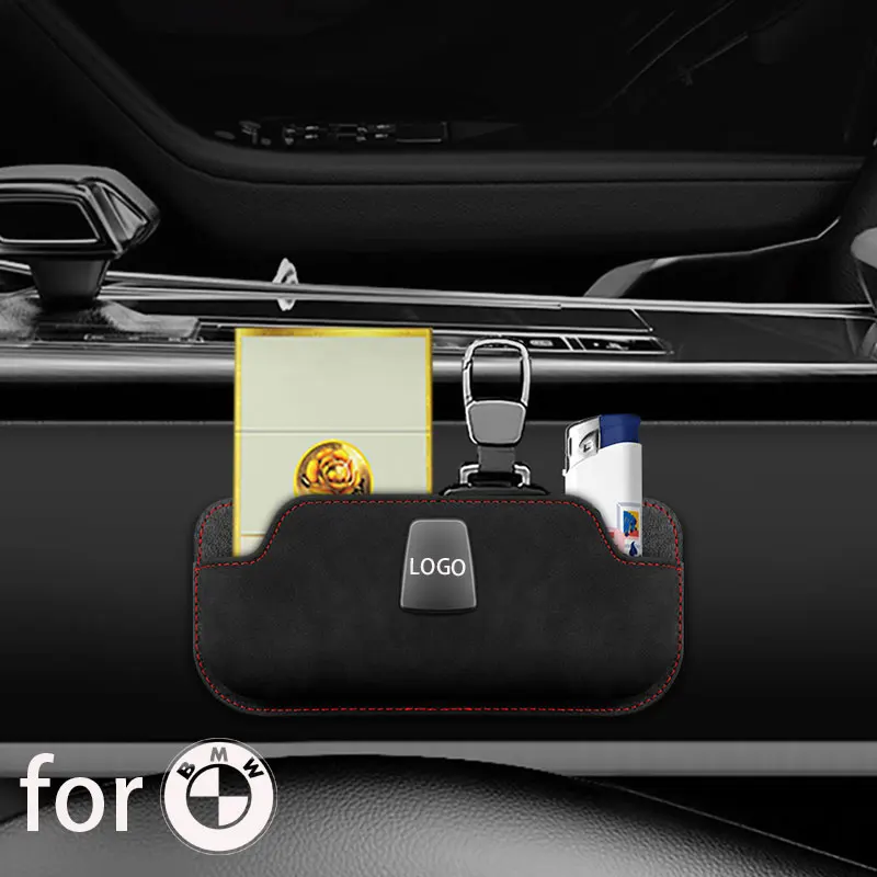 

Car glasses clip storage and sorting your car interior debris logo customization for BMW cars