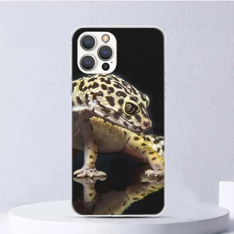 Lizards Geckos Soft Case For iPhone 16 17 Air 16E 15 Plus 11 12 13 Mini 14 Pro Max Phone Cover Apple 7 8 SE Coque Funda 16 17 Ai view 2