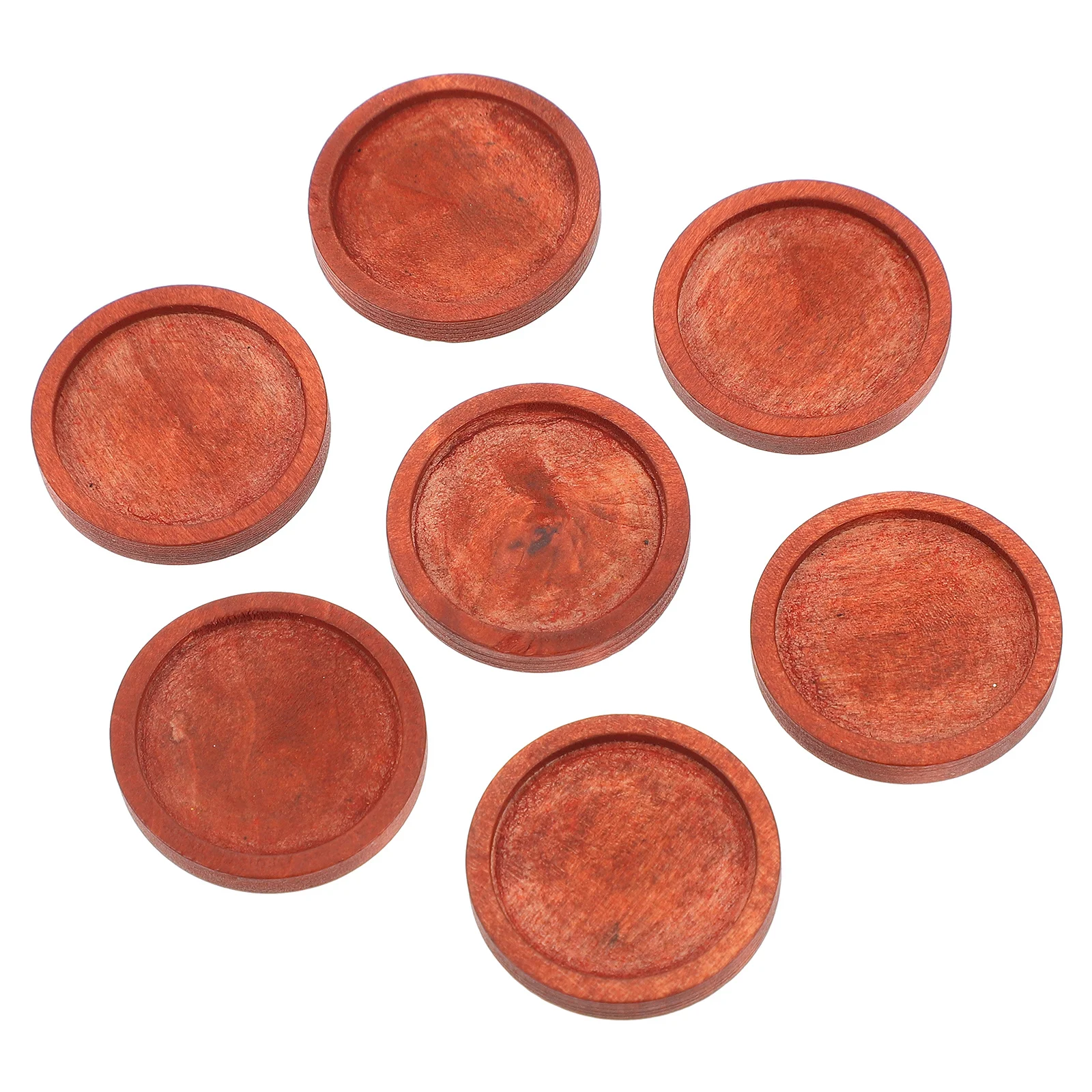 10 قطعة قاعدة خشبية لغطاء زجاجي منصة خشبية صغيرة حامل عرض ديكور زهرة أبدية ديكور المنزل الحرف المشهد الصغير