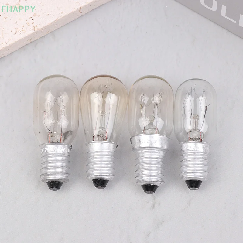 5Pcs E14 Salt Lamp Globe Bulb 10/15/20/25W 220V-230V Incandescent Bulbs Refrigerator Oven Light Bulbs Replacement Bulbs