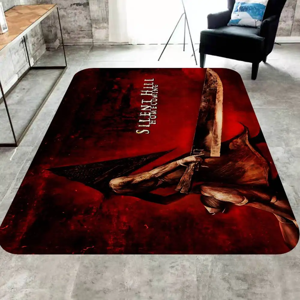 Horror Game S-Silent H-Hill Entrance Door Mat Nordic Style Home Doormat Bathroom-Toilet Mats Bedroom Hotel Decor Mat