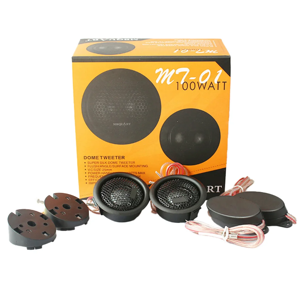 

MBQUART-01 Dome Tweeters 100W Car Music Audio Speaker Super Power Loud Speakers Single Channel Vehicle Car Truck Boat