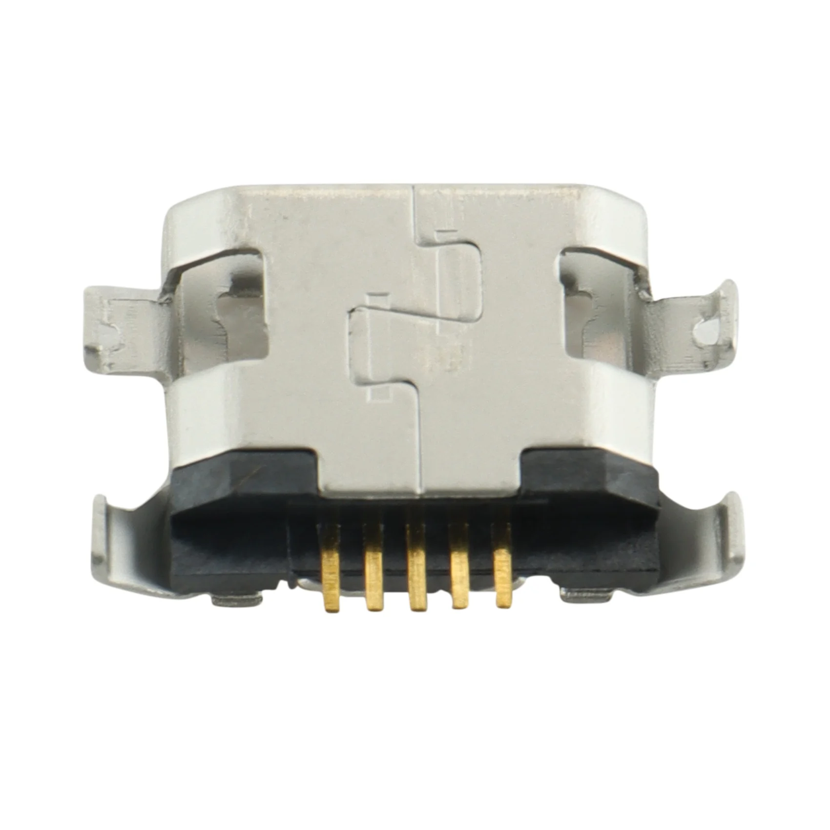 100 ชิ้น Micro - USB 5Pin 1.28 มิลลิเมตรปากแบนไม่มี Curling หญิงสําหรับ Lenovo A850 โทรศัพท์มือถือ Mini USB แจ็ค