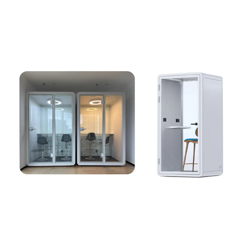 Sound Insulation Steel StructureBooth Office Work Cabin Sound Insulation Private Cabin Call Meeting Room