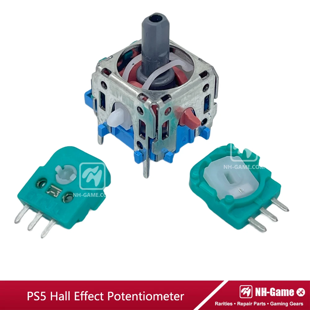 5pairs Accessoies Joystick Axis Resistor Hall Effect 3D Analog Potentiometer For PS5 Gamepad Stick Micro Switch Sensor Module