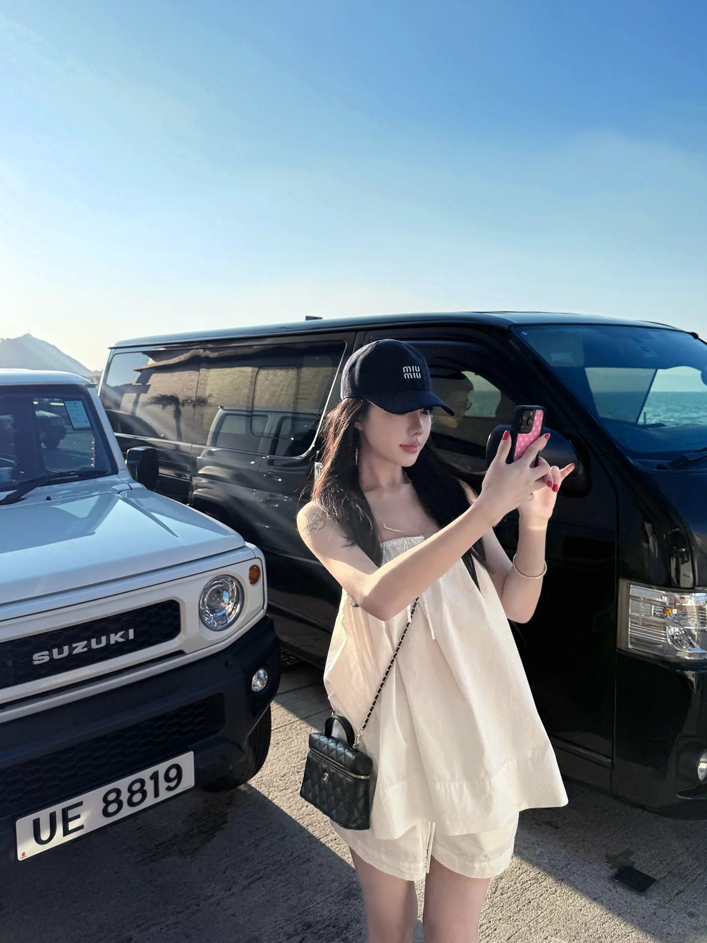 

Laareetoo Women's Cotton Short Set High Waist Loose Wide Leg Shorts Summer Two Piece Set Slimming Top Casual Fashion Ensemble