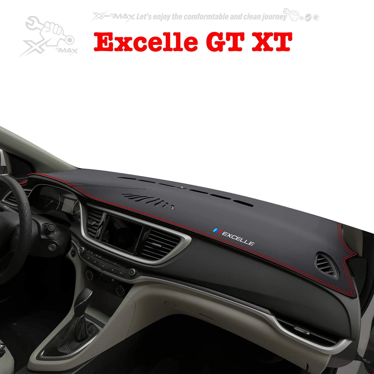 

Left-hand Drive Car Dashboard Mat For Buick Excelle GT XT 2010-24 Light Blocking Pad Center Console Dash Mat Sunshield protector