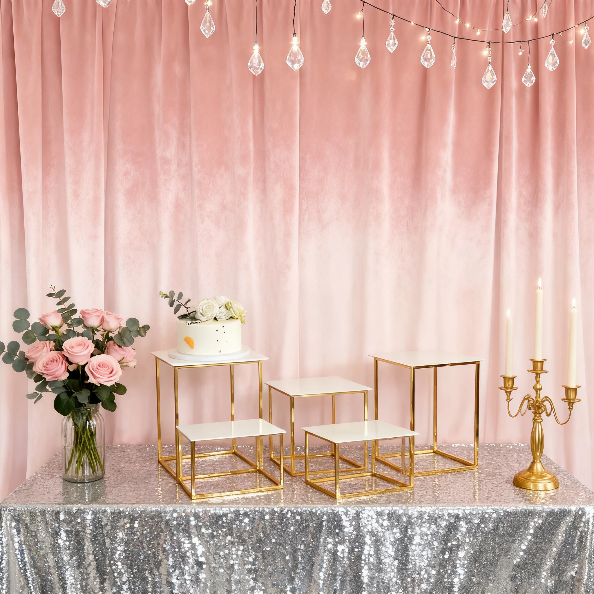 

12-20PCS Cupcake Dessert Table Display Stand Tray, Cake Candy Holder Buffet Shelf for Party Supplies Home Decoration