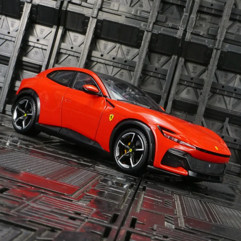 

Bburago 1:25 Ferrari Purosangue SUV Car Model Collection, doors and trunk can be opened, static car ornaments, gifts