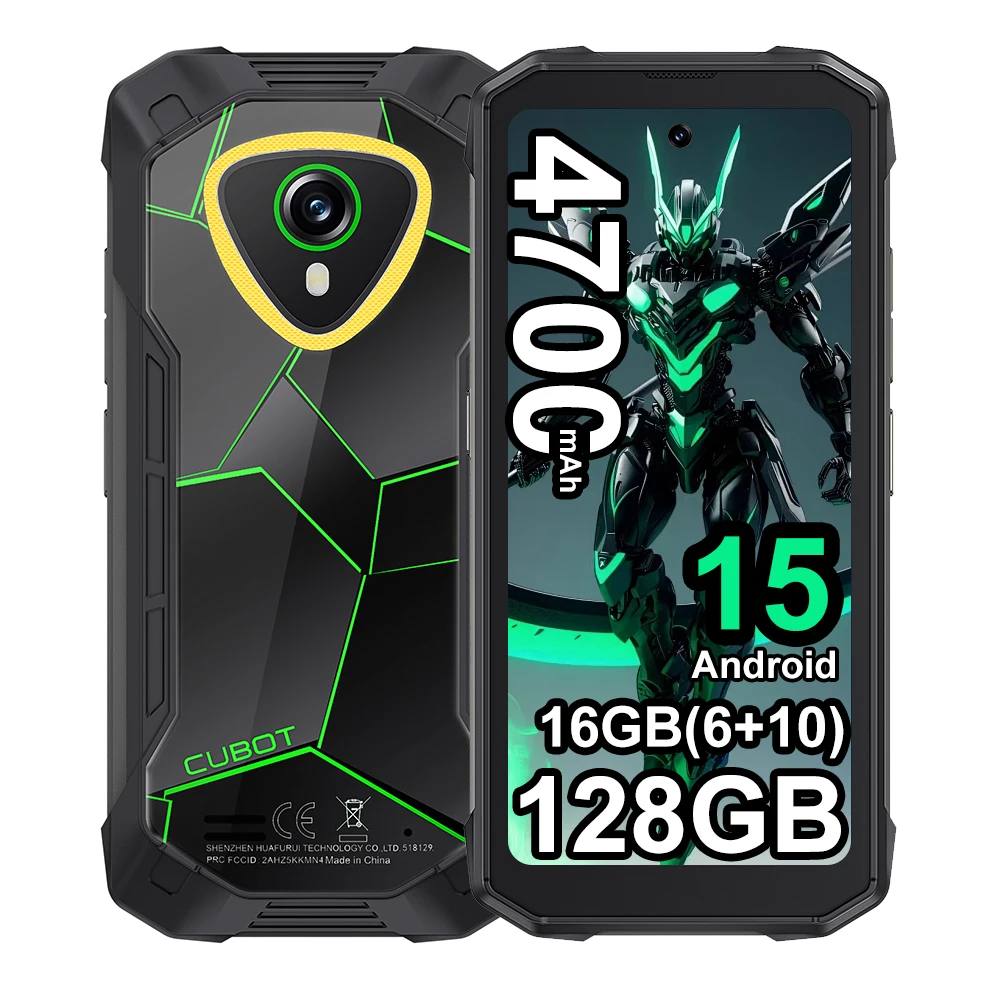 Verzending vanuit Polen: Cubot KingKong Mini 4 Mini Robuuste Smartphone 4,7-inch 90Hz Scherm 4700mAh 6GB+128GB NFC 48MP Android 15