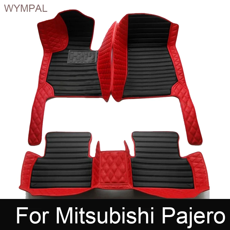 Car Floor Mats Parts For Mitsubishi Pajero (5 seats) 2024 2023 2022 2021 2020 2019 2018 2017 2016 2015 2014 2013 2012 2011 2010