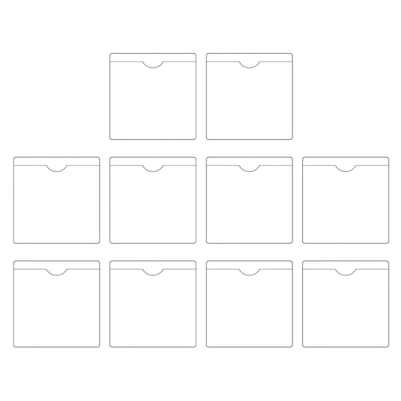 XA6H Transparent Parking Permit Holder Pocket Wallet For Car Windscreen Ticket Holder