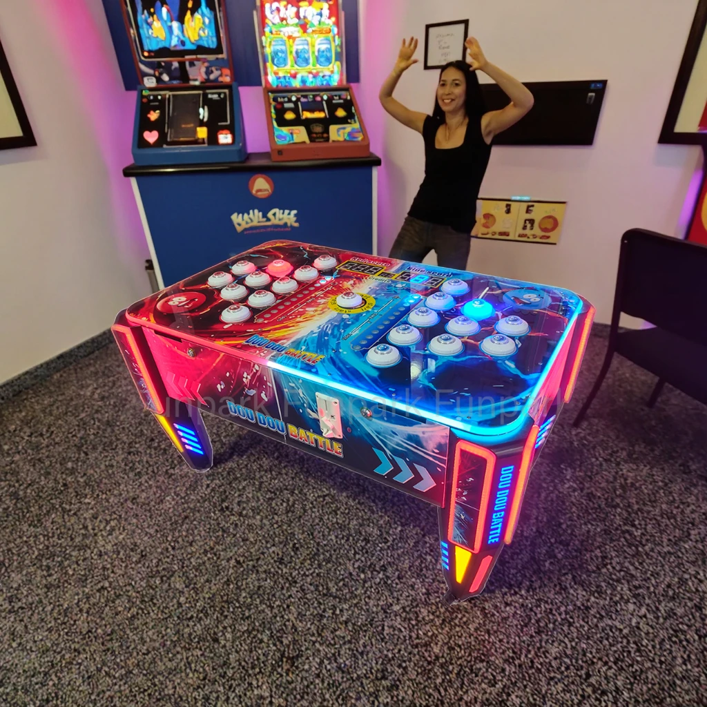 

Amusement park new naughty bean prize game, light capture game, electric coin-operated metal game console with flash