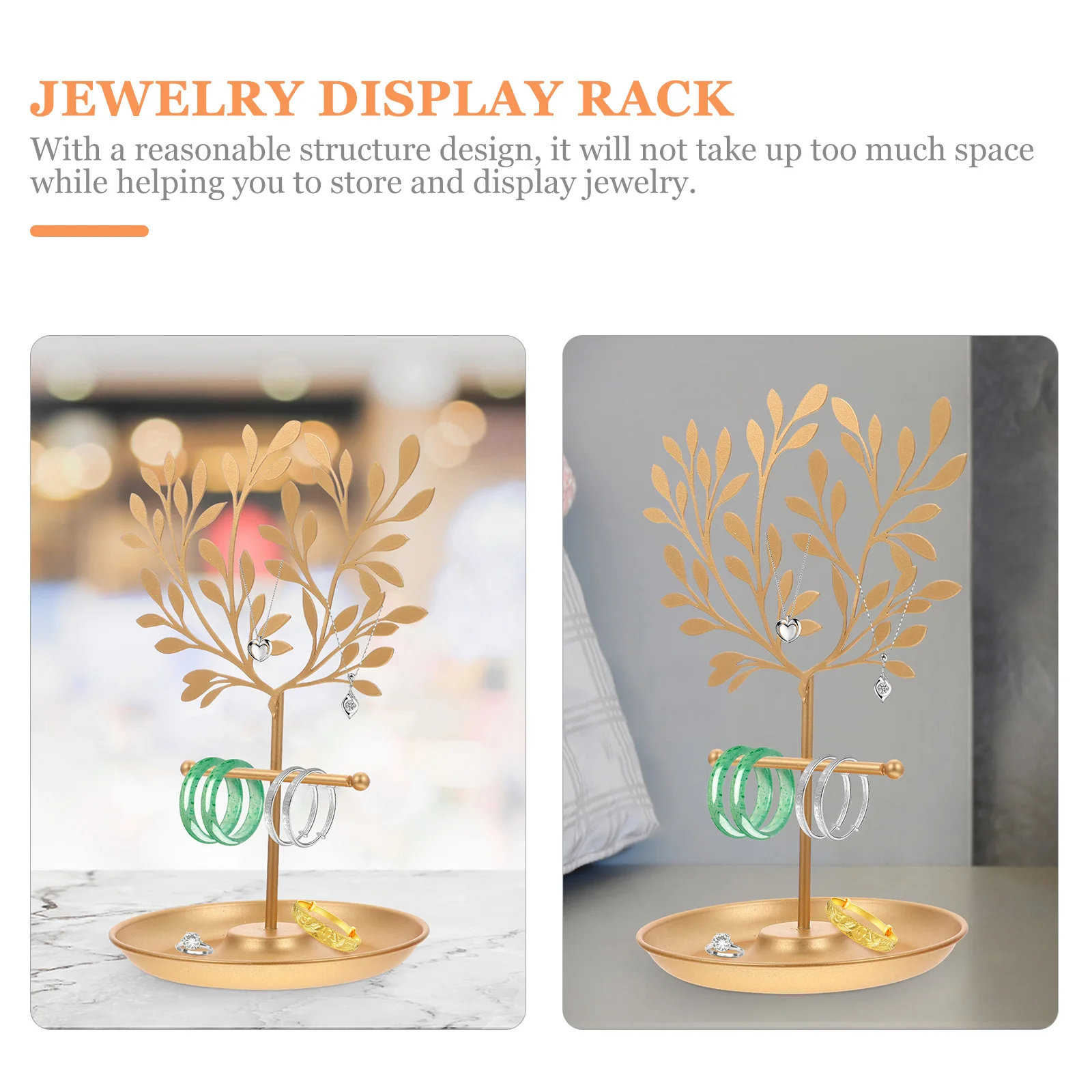 

Metal Jewelry Display Design Jewelry Organizer Earring Necklace Storage Rack Home Decoration
