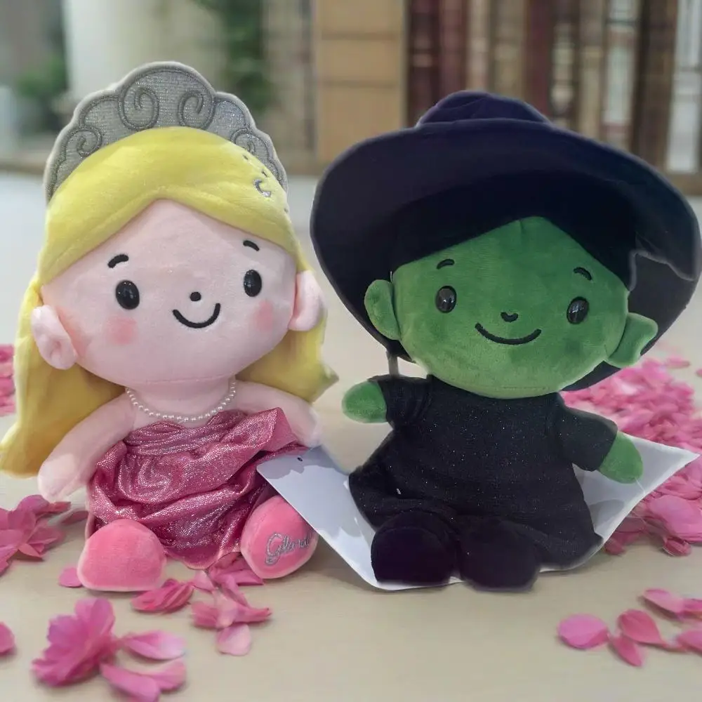 Universal Studios Original Plush Dolls: Princess Glinda the Good Witch and Elphaba the Wicked Witch - Children's Toy Gift