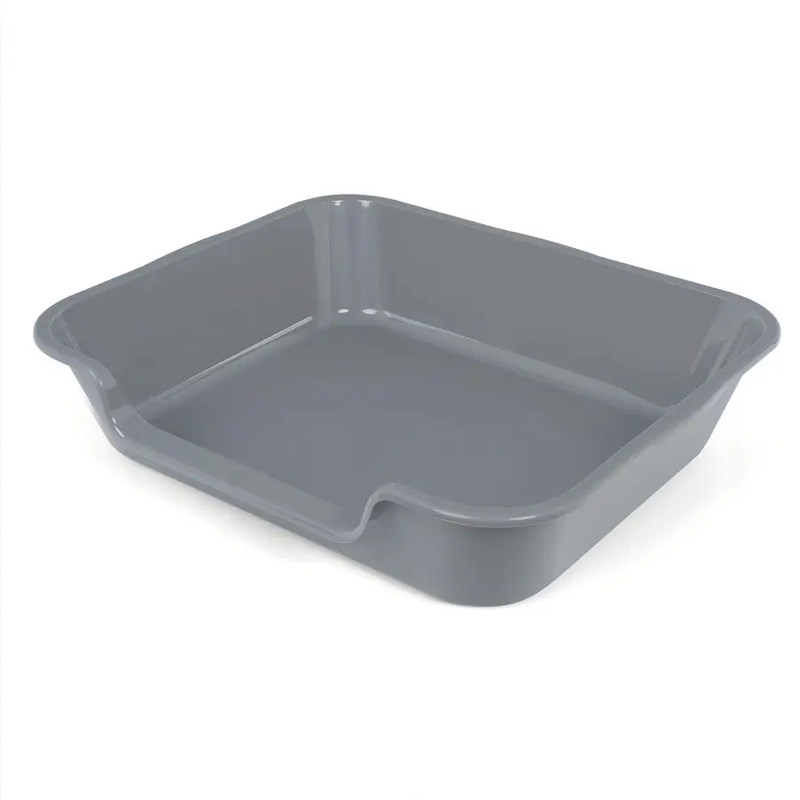 

Pack of Extra Large Cat Litter Box ABS Material, Low Entry Senior Litter Pen for Geriatric Kitty Big Cats, Jumbo Pet Safe Litter