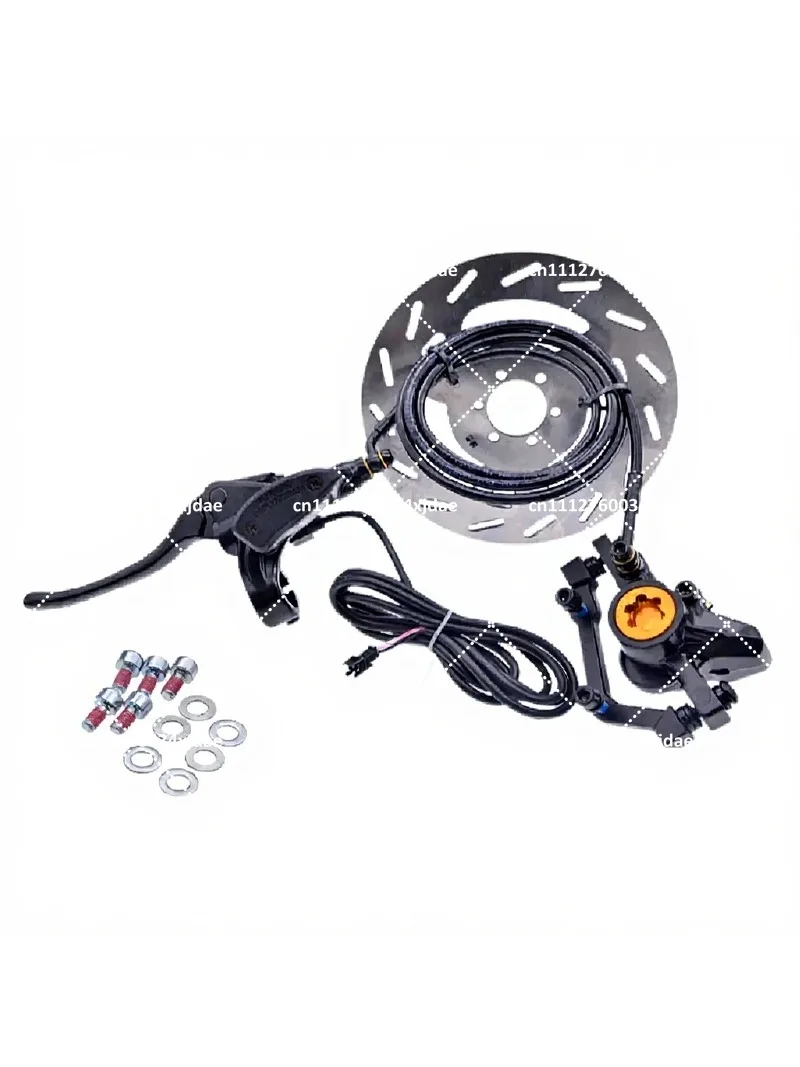 Universal Horizontal Hydraulic Disc Brake Double Piston Oil Pan for Folding Electric Bike