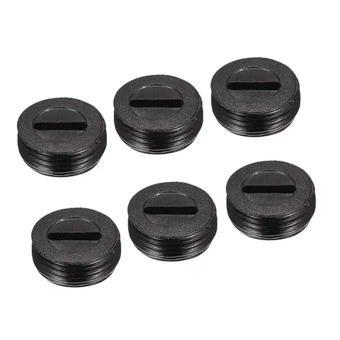 6/10/20 st svarta plastskruvar, kolborstehållare, hölje diameter 10 mm/12 mm/13 mm/14 mm/15 mm/16 mm/18 mm/20 mm/22 mm borstskydd 8 best sales Black Decker-delar - №7