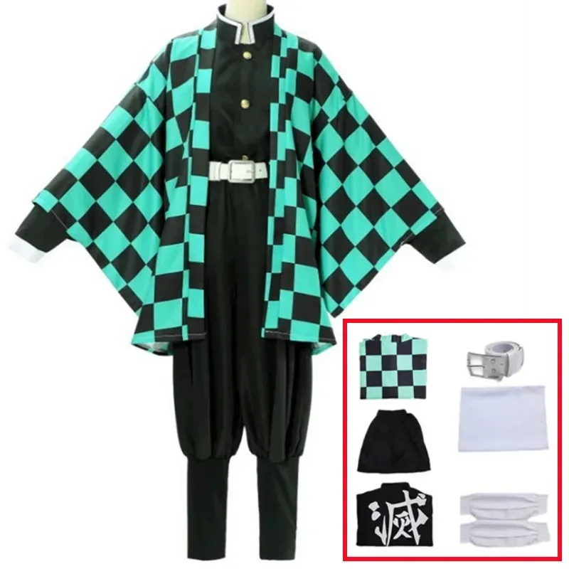 2025 츠유리 카나오 코스프레 의상 성인 아동 애니메이션 유니폼 여성 기모노 하오리 가발 할로윈 의류