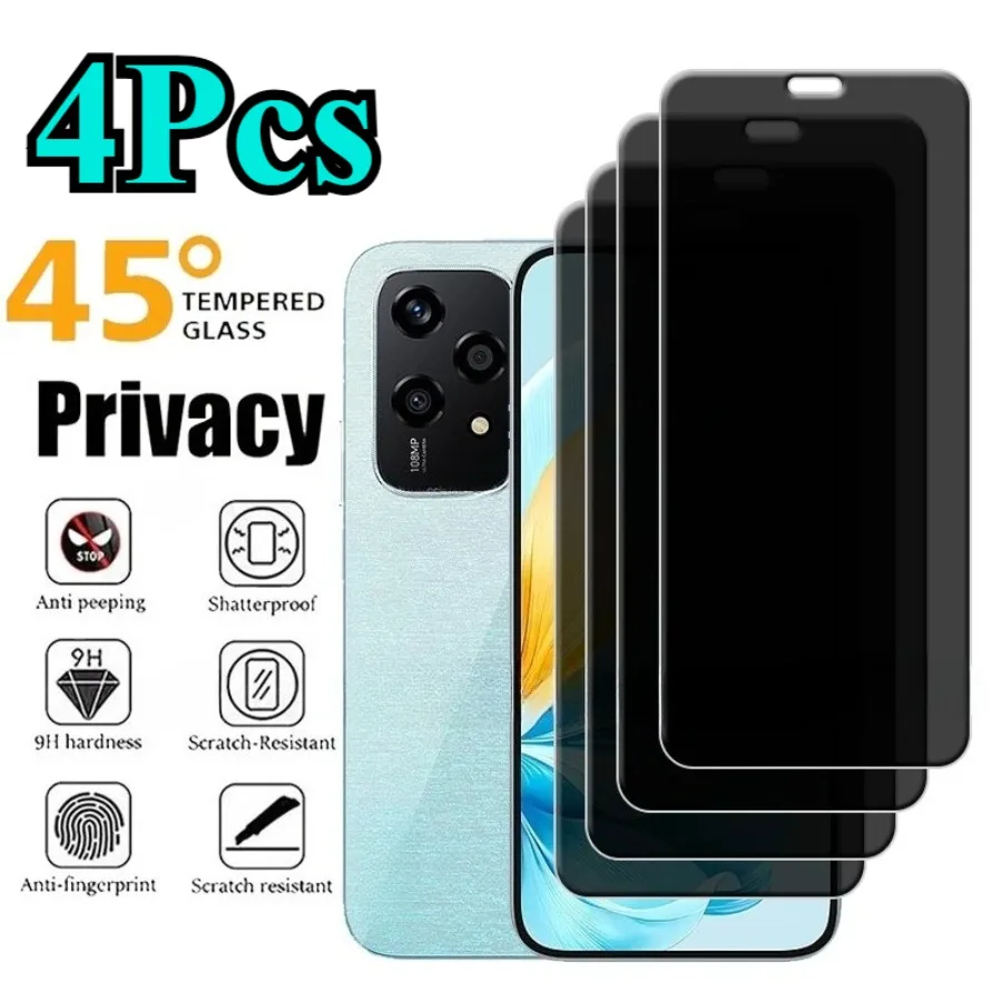 

4 шт. противошпионское закаленное стекло для Huawei Nova 13i 12i Y72s Pura 70 конфиденциальное стекло пленка для Huawei Enjoy 80 70z Mate 70 60