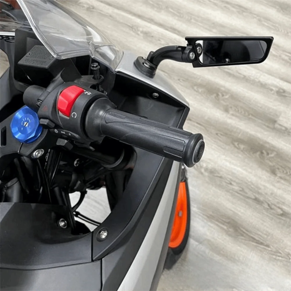 

Adjustable Design Motorcycle Rearview Mirror Rotating Function Wind Wing Shape Modified Wind Wing Mirrors Modified Style